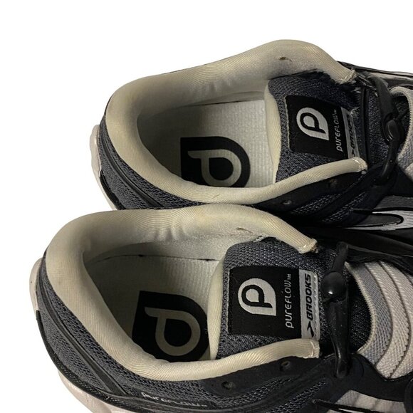 Brooks PureFlow Running ShoeWomen’s Size Black & Gray‎ Size 8.5 - Picture 7 of 10